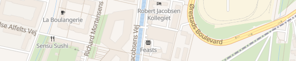 Karte Parkeringshus Robert Jacobsens København
