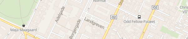 Karte Landgreven P-hus København