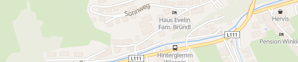 Karte Glemm by AvenidA Hotel, Restaurant & Residences Hinterglemm