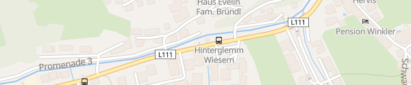 Karte Haus Thalgau Hinterglemm