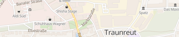 Karte Südtiroler Straße Traunreut