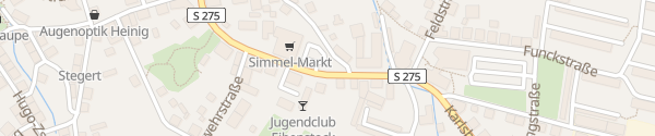 Karte Edeka Simmel-Markt Eibenstock
