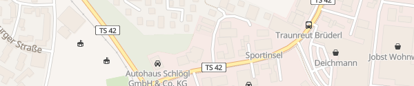 Karte Autohaus Schlögl Traunreut