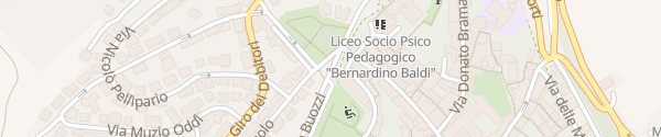Karte Viale Bruno Buozzi Urbino