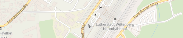 Karte Hauptbahnhof Lutherstadt Wittenberg