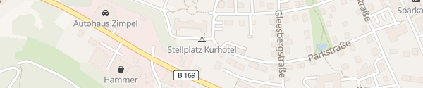 Karte Kurhotel Aue-Bad Schlema