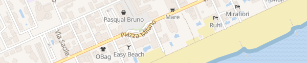 Karte Piazza Milano Jesolo
