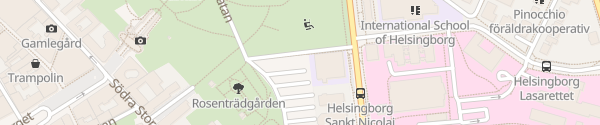 Karte St Nicolai Parkplatz Helsingborg