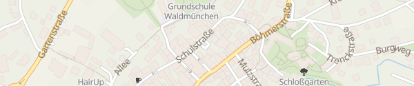 Karte Schulstraße Waldmünchen