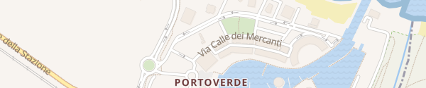 Karte Via Calle dei Mercanti Misano Adriatico