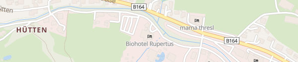 Karte Biohotel Rupertus Leogang