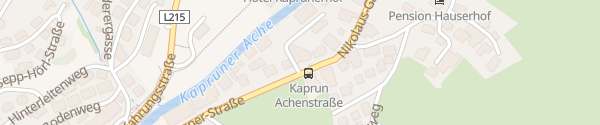 Karte Dorfkrug Appartements & Gasthof Kaprun