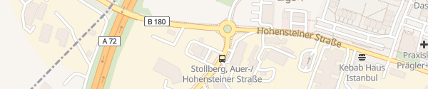 Karte Shell Tankstelle Stollberg/Erzgebirge