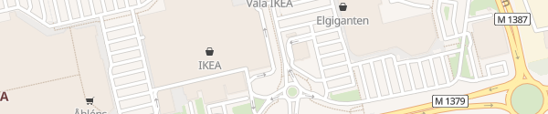 Karte Väla Einkaufszentrum Ödåkra