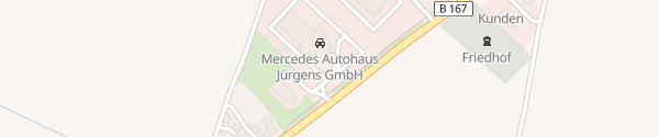 Karte Mercedes-Benz Autohaus Jürgens Neuruppin