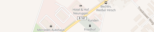 Karte Prima Inn Hotel Neuruppin