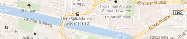Karte Grandhotel Lienz Lienz