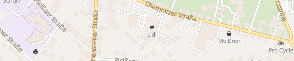 Karte Lidl Limbach-Oberfrohna