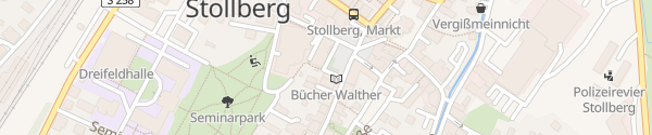 Karte Rathaus Stollberg/Erzgebirge