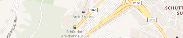 Karte AreitXpress - Carport Zell am See