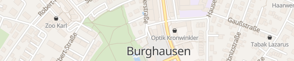 Karte Parkgarage Bürgerhaus Burghausen