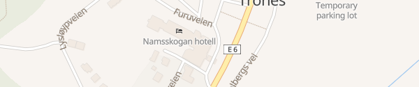 Karte Namsskogan Hotell Trones