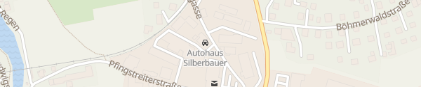 Karte Autohaus Silberbauer Bad Kötzting