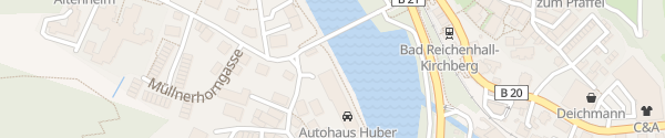 Karte Autohaus Huber Bad Reichenhall