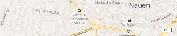 Karte Rathausplatz Nauen