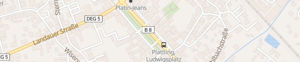 Karte Ludwigplatz Plattling