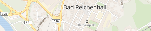 Karte Poststraße Bad Reichenhall
