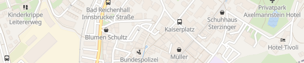 Karte Spitalparkplatz Bad Reichenhall
