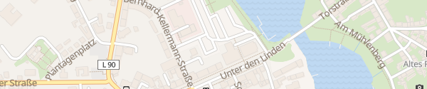 Karte Bernhard-Kellermann-Straße Werder