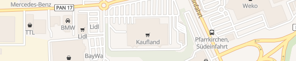 Karte Kaufland Pfarrkirchen