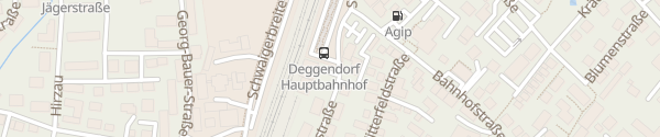 Karte Bahnhof Deggendorf