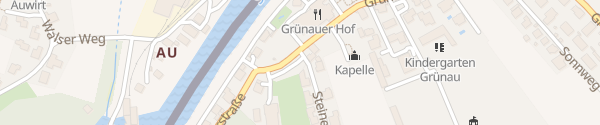 Karte Parkplatz Grünauer Hof Wals