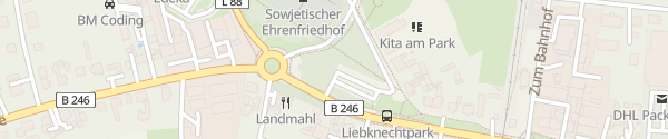 Karte Parkplatz Karl-Liebknecht-Straße Beelitz
