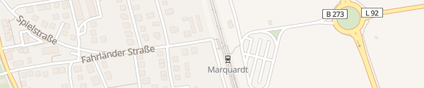 Karte Bahnhof Marquardt Westseite Potsdam