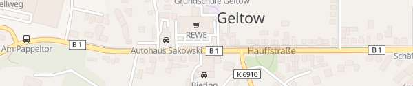 Karte REWE Geltow Schwielowsee