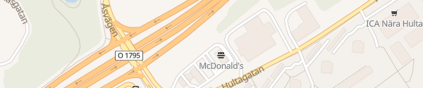 Karte McDonald's Borås