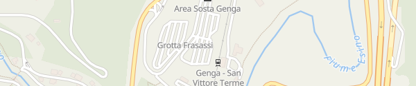 Karte Grotten von Frasassi Genga