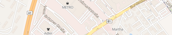 Karte Metro Wals-Siezenheim