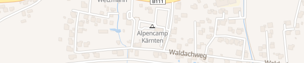 Karte Alpencamp Kötschach