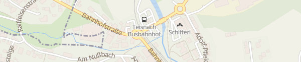 Karte Busbahnhof Teisnach