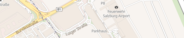 Karte Airport Salzburg Parkhaus P4 Salzburg