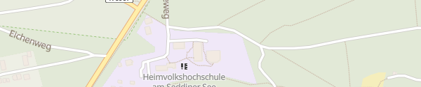 Karte Heimvolkshochschule am Seddiner See Seddiner See