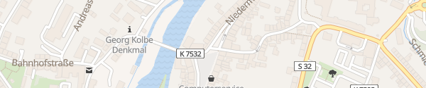 Karte Niedermarkt Waldheim