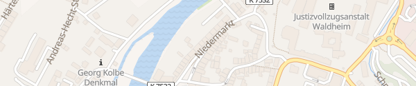 Karte Niedermarkt Waldheim