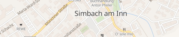 Karte Kirchenplatz Simbach am Inn