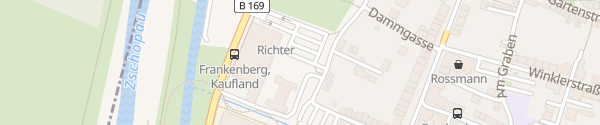 Karte Kaufland Frankenberg/Sachsen